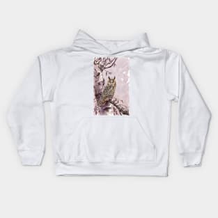 Long-eared Owl Kids Hoodie